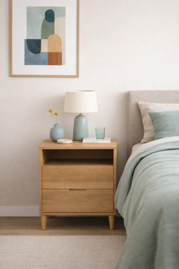 MANGO STILL 50 – Solid Mango Wood Bedside Table
