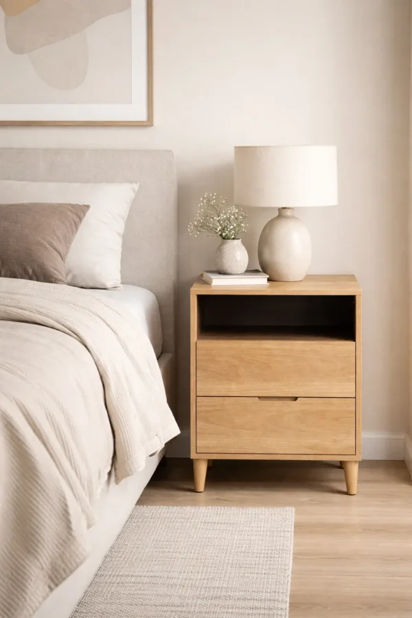 MANGO STILL 50 – Solid Mango Wood Bedside Table