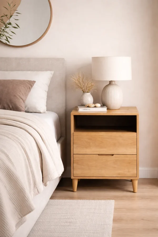MANGO STILL 50 – Solid Mango Wood Bedside Table
